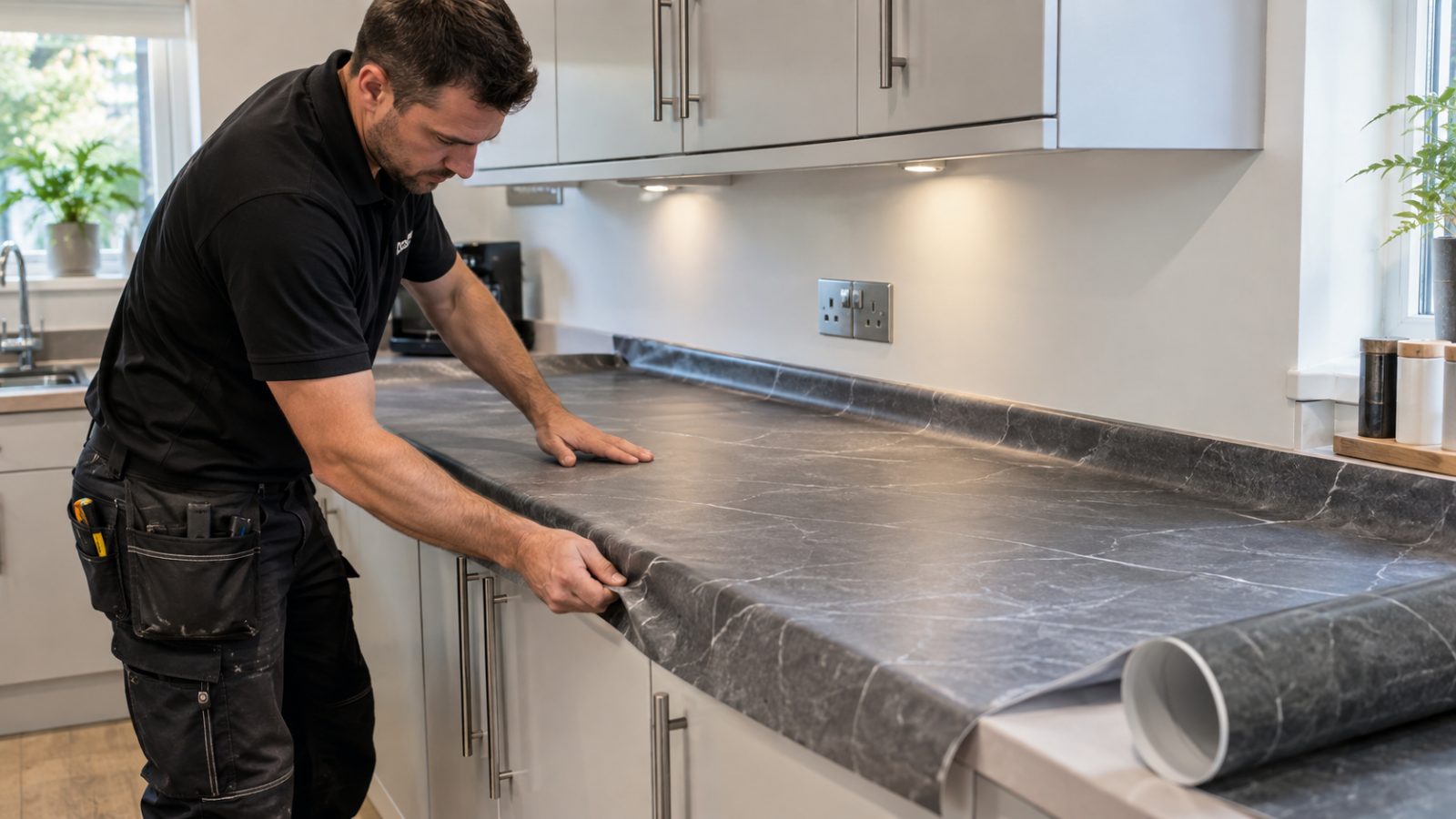 Kitchen Vinyl Wrapping